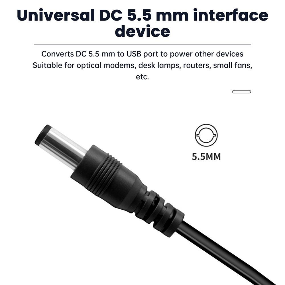 USB Adjustable Boost Converter DC 5-10V To DC 5-20V Step-up Converter Fast Charging Cable for Router Laptop Desk Lamp