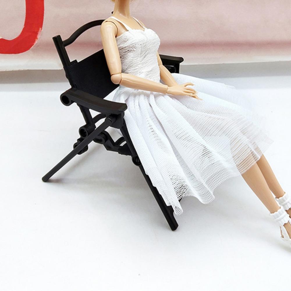 5 Colors Outdoor Camping Leisure Chair 10.3*11*13cm Furniture Model For 1/6 Dolls