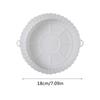 2 PCs Reusable Air Fryer Silicone Tray For Easy Cleaning Suitable For Round Pizza Grill Pan Mats Air Fryer Baking Accessories