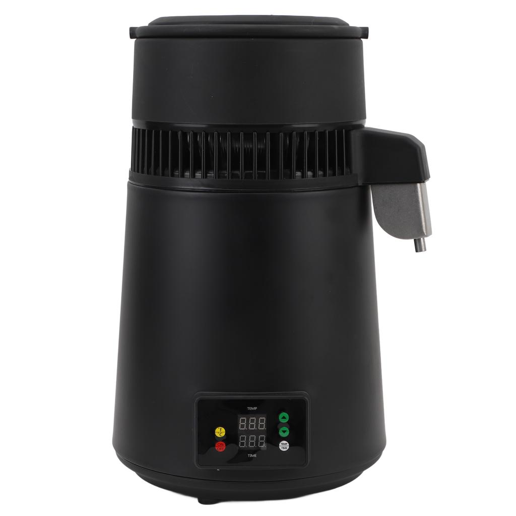 4L Water Distiller 750W Automatic Distilled Water Maker Distilling Machine with Blue Lid Glass