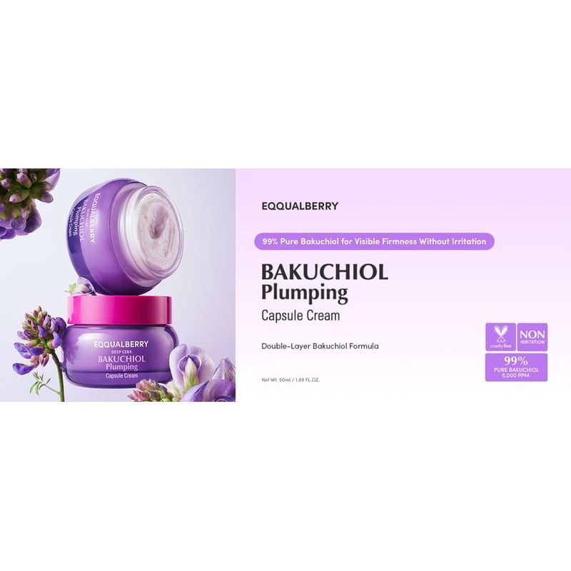 EQQUALBERRY - Bakuchiol Plumping Capsule Cream