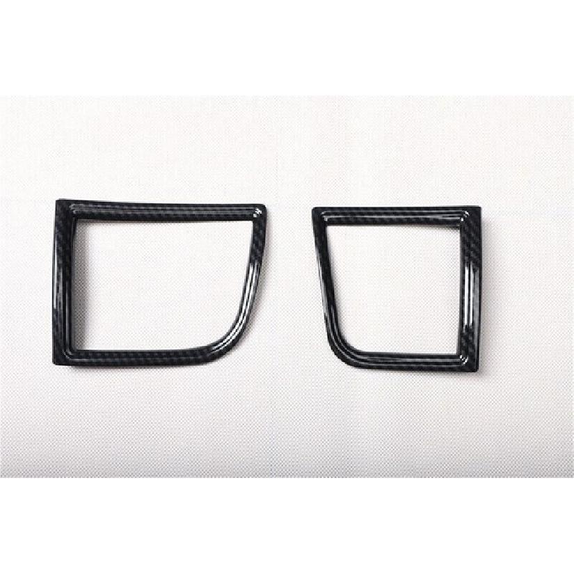 Fit For Ford Explorer 2016-2019 Carbon Fiber Console L&R Air Outlet Vent Trim 2X