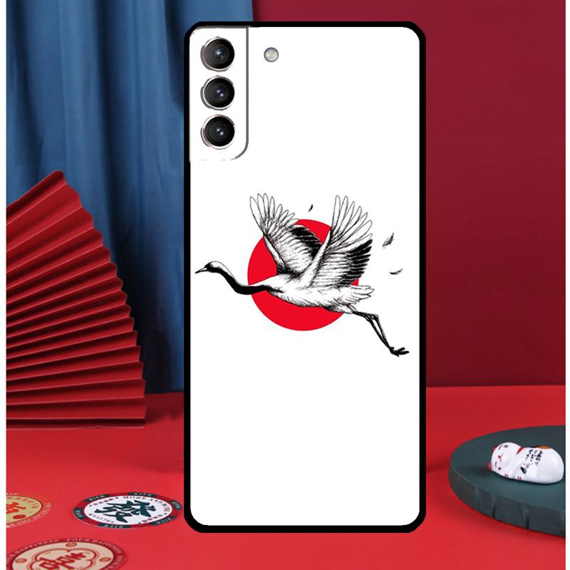 Japanese Style Art Japan Phone Case For Samsung Galaxy S25 S24 Ultra S9 S10 S20 S21 S22 S23 Plus S24 FE Back Cover