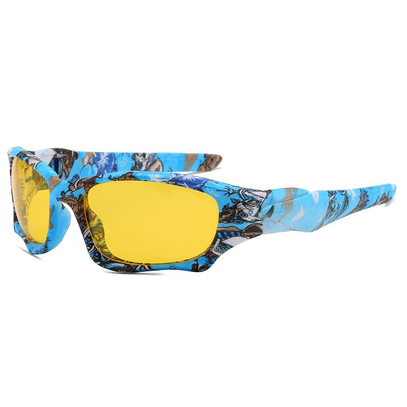 Men's Polarized Tactical Windproof Sunglasses - Military Green, Sports Style