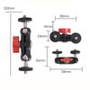 Double Ball Head Articulating Magic Arm With 1/4'' Screw Extend Mount For Monitor Camera Light Mic Photopraphy Accessories