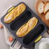 Silicone Bread Mold Set, Four-Grid and Six-Grid Nonstick Baking Pan, Heat-Resistant Bakeware for Homemade Bread, Kitchen Baking Tools