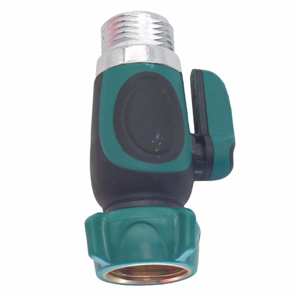 1 Way Garden Hose Shut Off Valve G3/4 inch  Connect Outside Spigot Friendly Faucet Extension