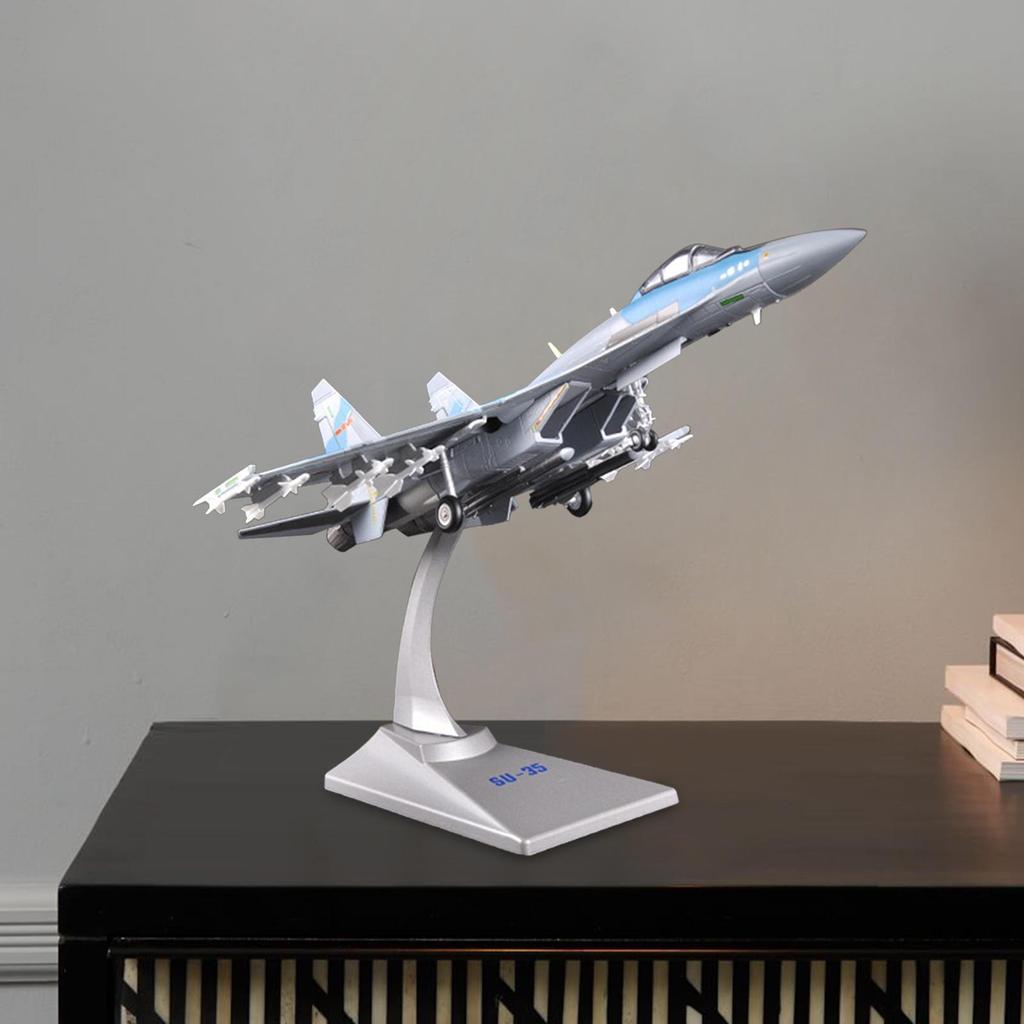1/72 Scale SU35 Airplane Model with Display Stand Aviation Commemorate Metal Fighter Plane for