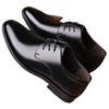 Real soft leather men's shoes spring and autumn new business dress leather shoes men's genuine leather pointed British middle-aged wedding shoes