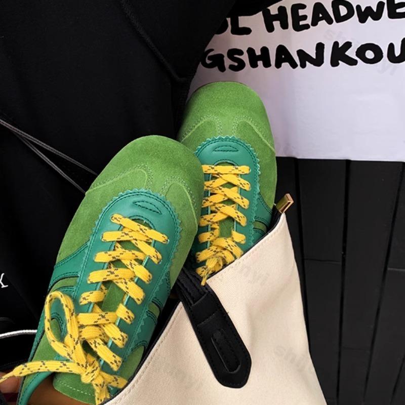 Women's Casual Sneakers Fashion Lace Up Comfortable Round Toe Leisure Flats Outdoor Trendy Versatile Sport Shoes Zapatos Mujer