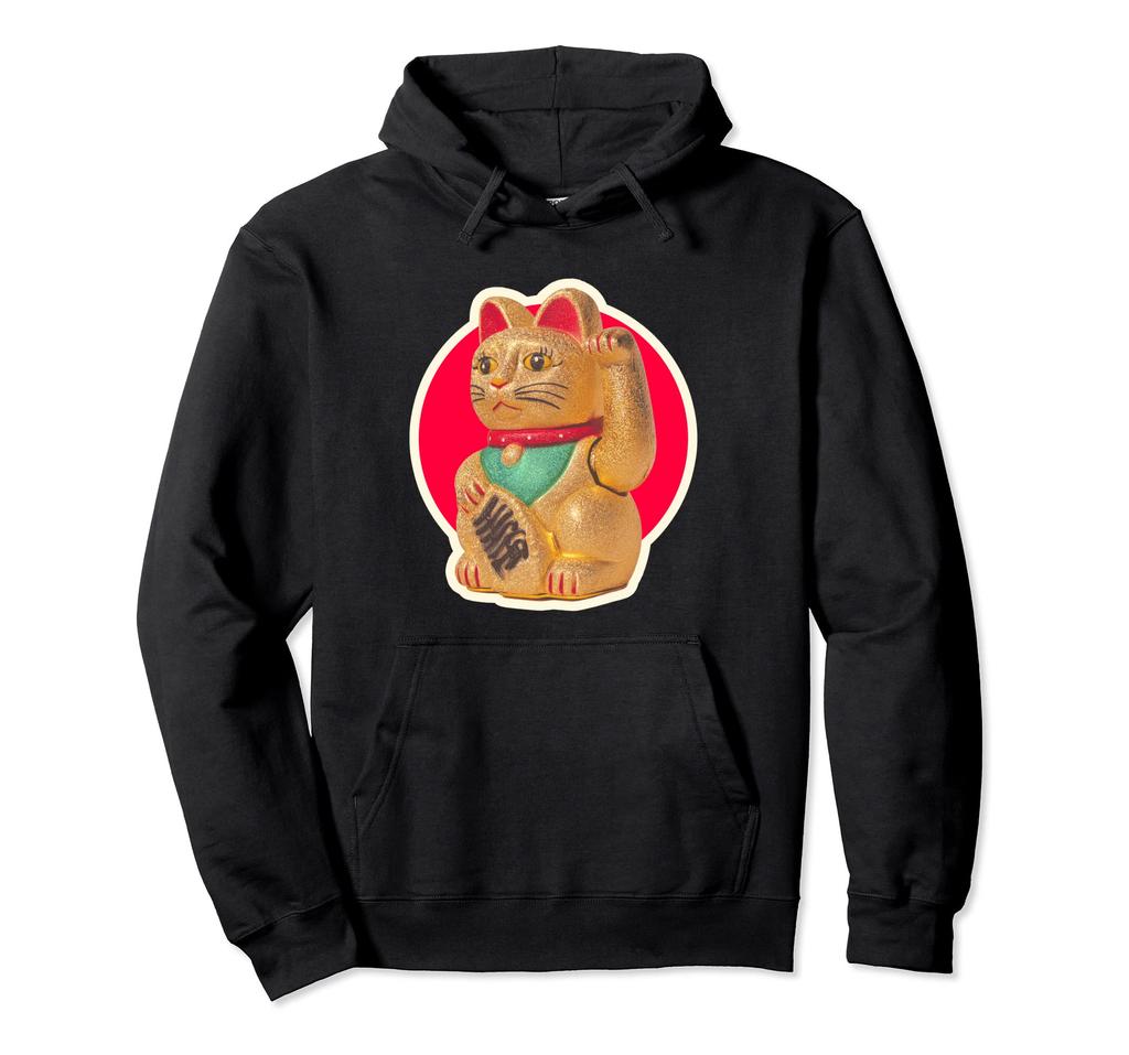 Maneki Maneki Neko Japanese Maneki Neko Hoodie
