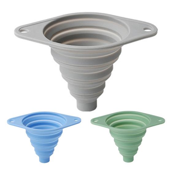 Silicone Telescopic Funnel Heat Resistant Collapsible Funnel Portable Small Cooking Funnels
