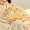 1 Pieza Abanicos Chinos Abanico de Mano Plegable Abanicos de Mano para Boda Abanico Portátil de Bambú Abanico para Baile Abanico Decorativo para Fiesta Ventilador
