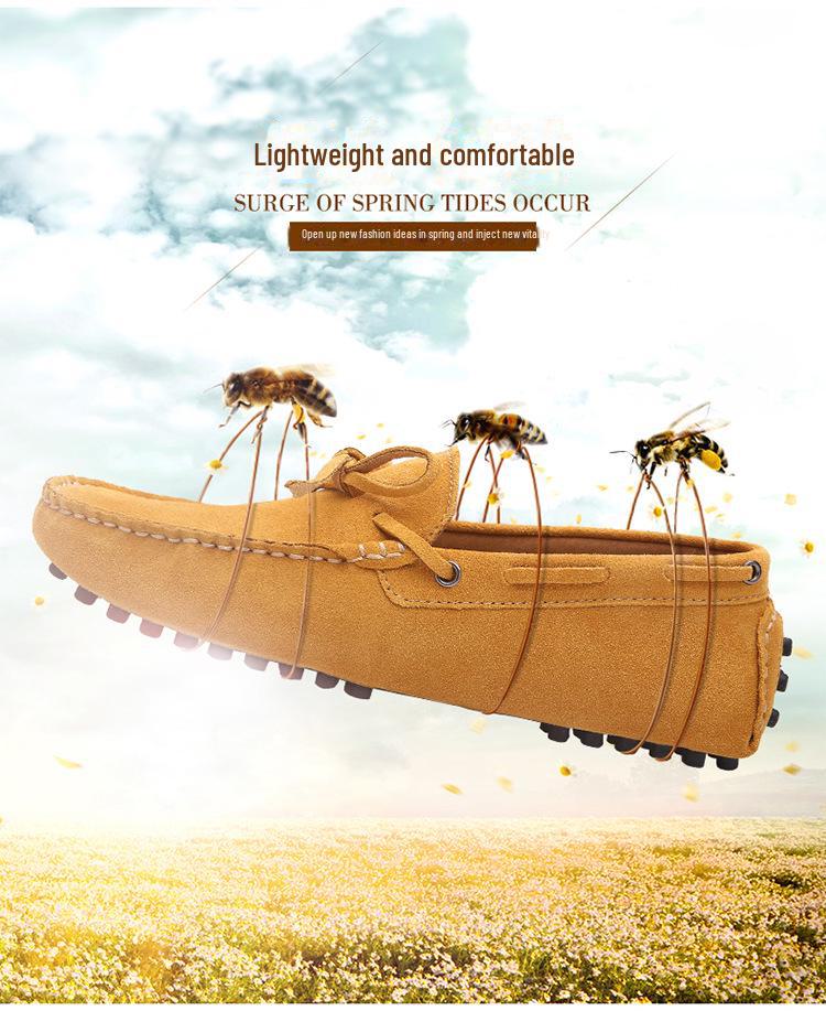 Herren Sommer Vielseitige Slipper Freizeit Lederschuhe - Große Größe, Atmungsaktives Design