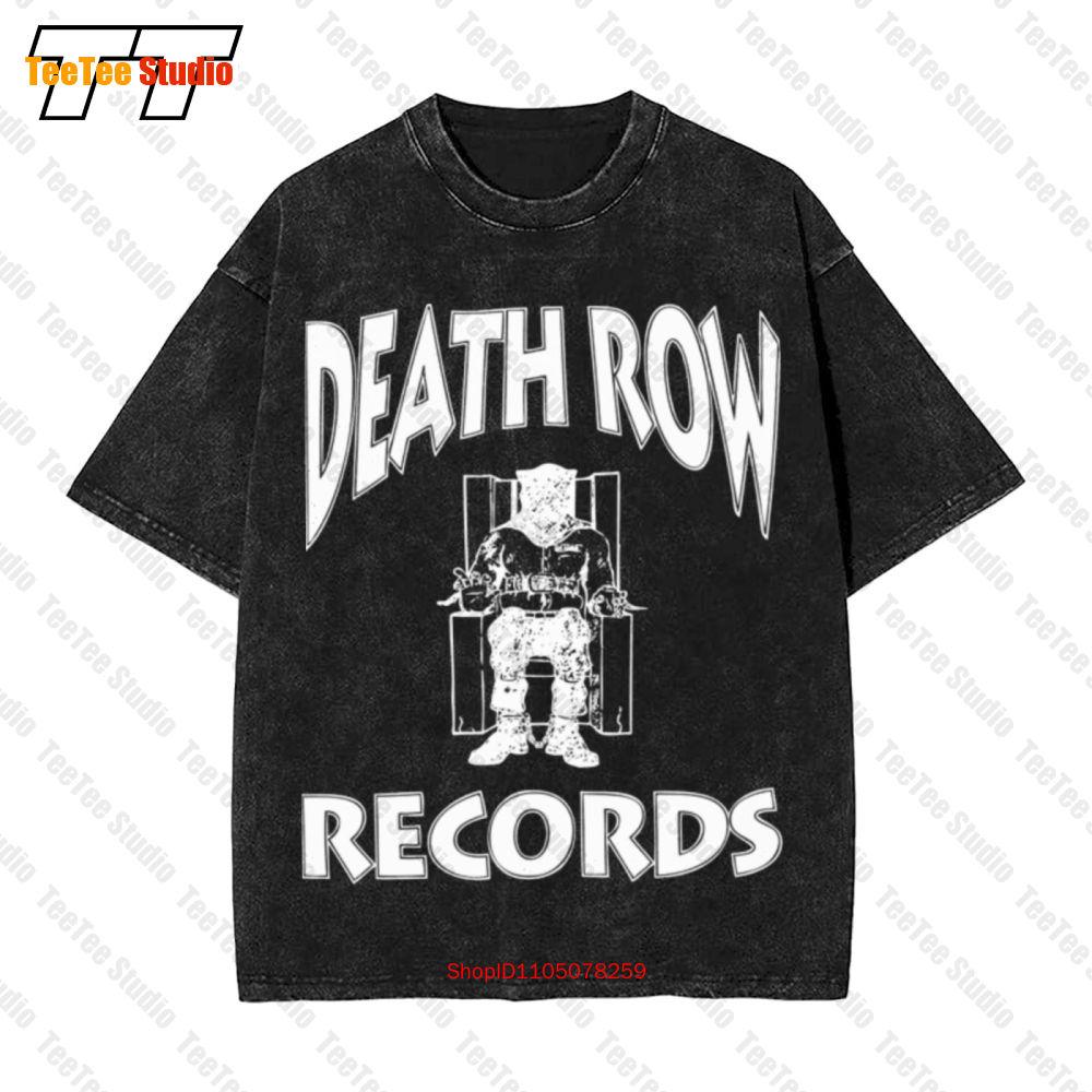 Death Row Records Logo Vintage Oversized TShirt TOK S