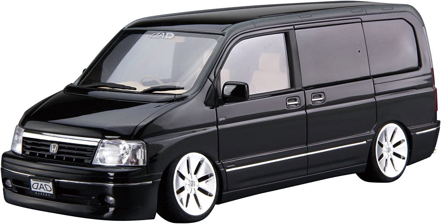

Aoshima Bunka Kyozaisha 124 The Tuned Car Series No.48 Honda DAD RF3 Step Wagon 2001 Пластиковая модель