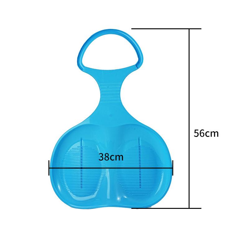 Snow Sled Sledge Sand Sliding Sled Large Winter Toy Skiing Board Downhill Sled Snow Luge For Kids Adults Boys Girls