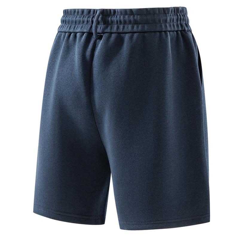 Skechers Letter Logo Comfortable Breathable Quick-Dry Fitness Casual Shorts Unisex Shorts Blue Gray P225U090-010N