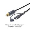 SAE Connector SAE Plug Cigarette Lighter Accessory Plugs DIN Plug To SAE Adapter Connector for Motorcycle
