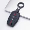 Key Fob Cover for SsangYong Korando Actyon Kyron Rexton Tivoli Musso with Keychain Anti-Scratch Guard Shockproof Protection Soft Grip Texture