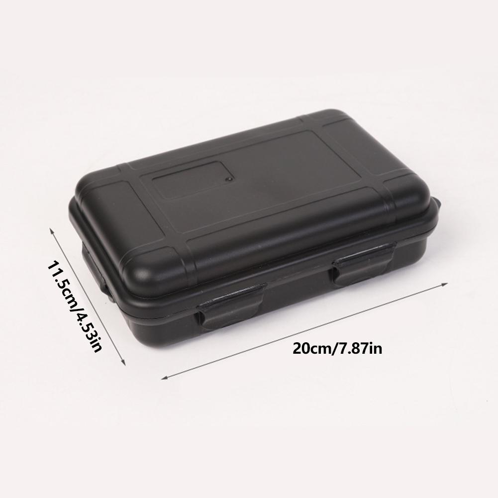 Velikost S/L/XL Venkovní Plastová Vodotěsná Uzavřená Survival Box Kontejner EDC Box na Nářadí Kempingová Cestovní Úložná Box Taška na Rybářské Potřeby