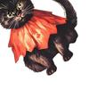 Watercolor Witch Cat Wood Decor Halloween Wooden Hanging Ornament, Decorative Pendant, Retro Black Decoration Cute Holiday Party Favors for