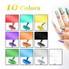 Nieuwe 10-kleurige Nagellak Markers Dubbelzijdige Zachte Punt Nagellak Pennen Set Waterdichte Parelmoer Nagellak Graffiti Pen Schilderen