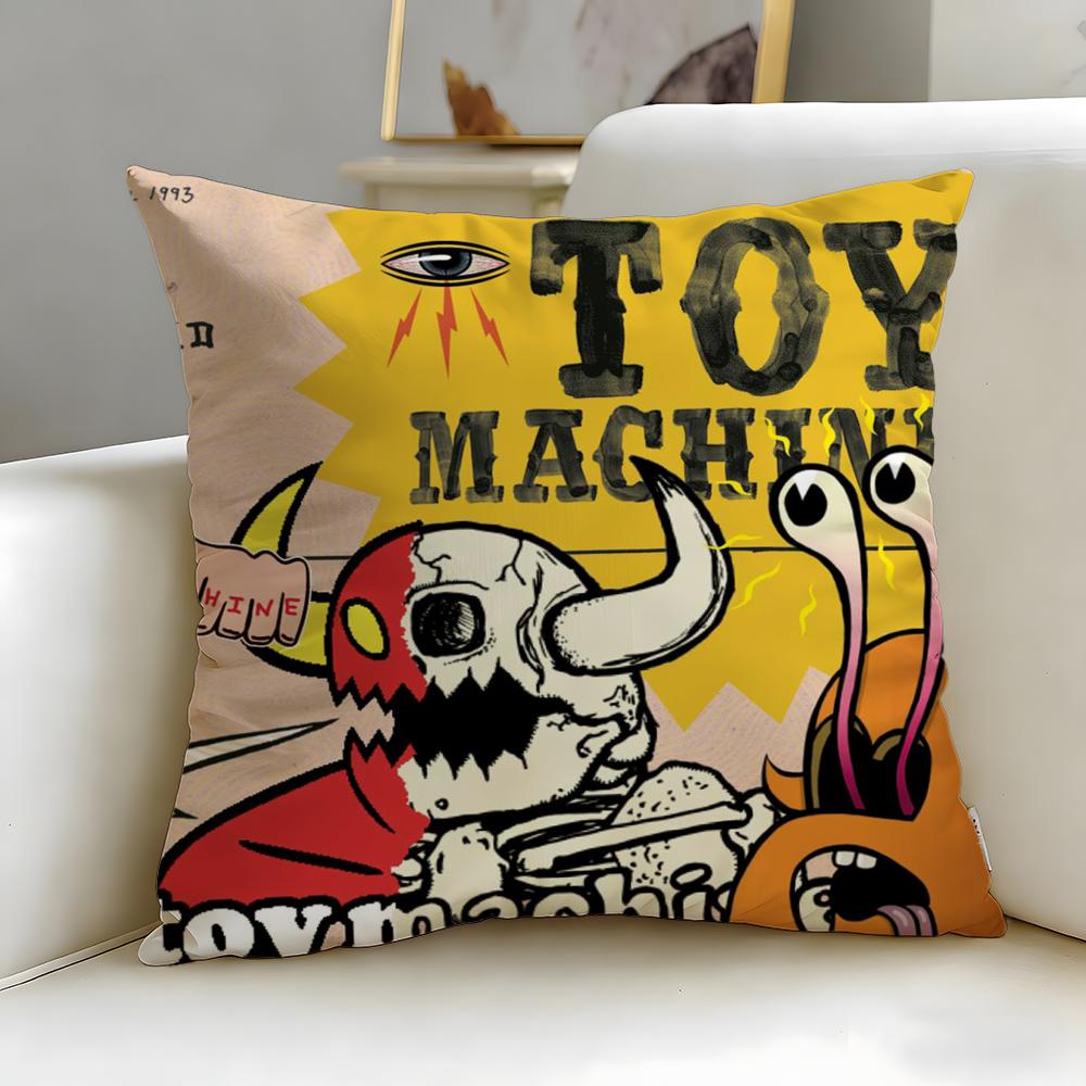 Popular Brand Toy Machine Cushion Cover Soft & Easy-Wash Pillow Case – Versatile For Couch, Bed, Travel And Office