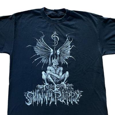 Koszulka Unisex Czarna Skinny Puppy Zespół vv Wszystkie Rozmiary T-Shirt CB1259 Koszulka Unisex