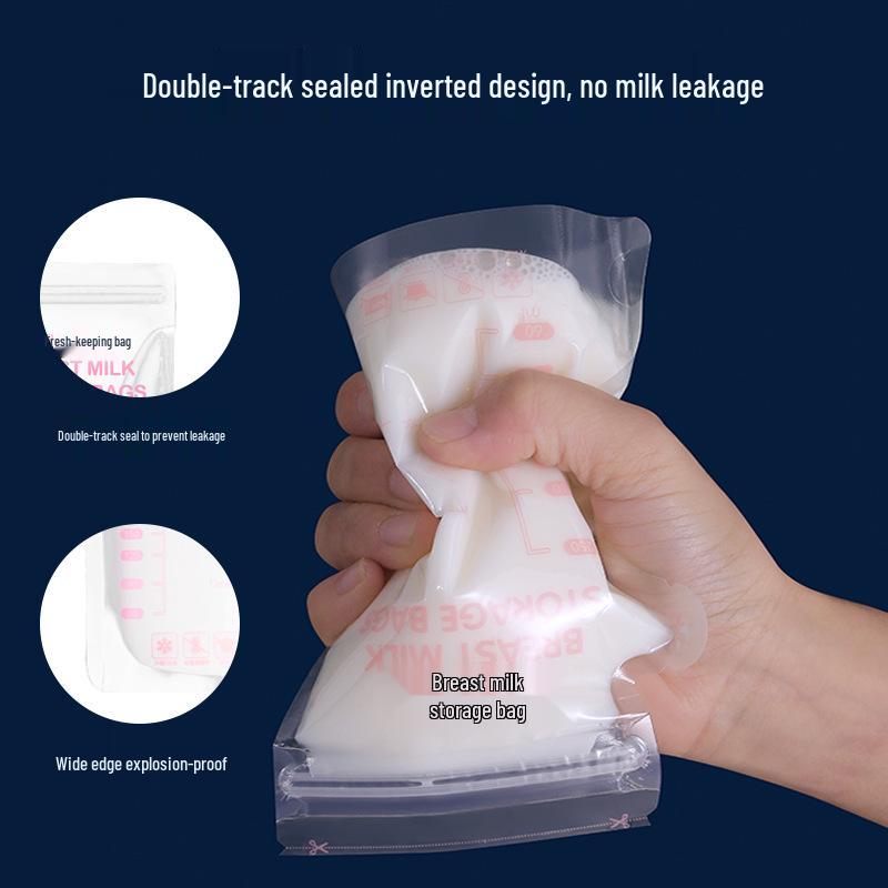 Breast Milk Storage Bags, 100ml, Disposable for Freezing and Preservation