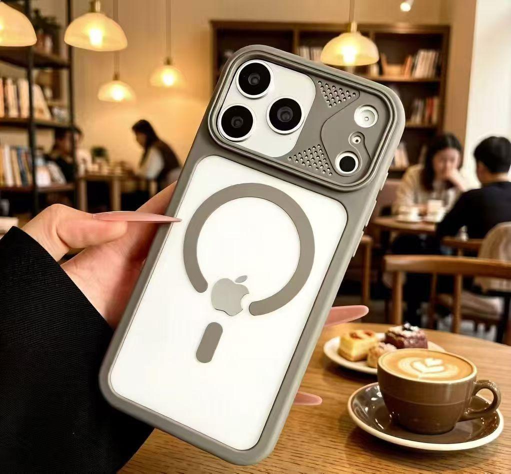 

Compatible with Apple 17 Pro Max: Magnetic Transparent Drop-Proof Full Coverage Case for iPhone 16, Series J3 (15/14/13) iPhone 15 Pro Max