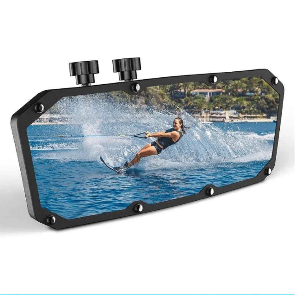 Heavy Duty Marine Rearview Mirror Stainless Steel Yacht Mirror Jet Ski Mirror  Jet Ski