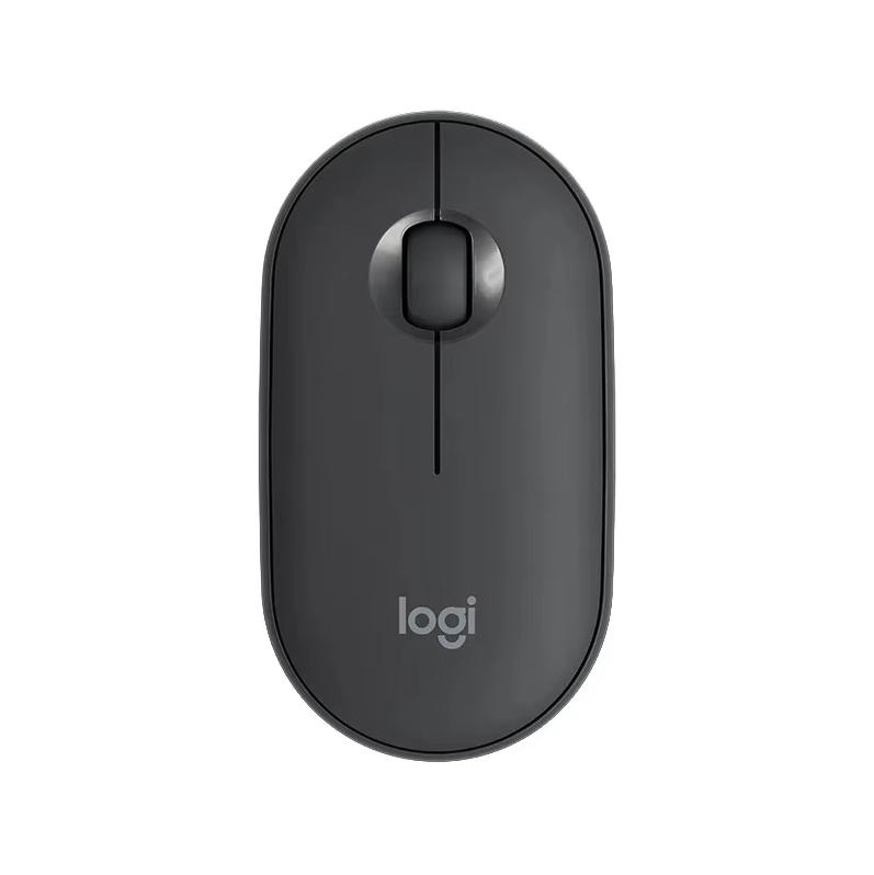 

Мышь Logitech Fashion Series PEBBLE Беспроводная Bluetooth-мышь Офисная бесшумная мышь Симметричная мышь Форма гальки