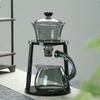 Glass Gongfu Tea Set Built-in Strainer Automatic Tea Brewer Set for Home, Office