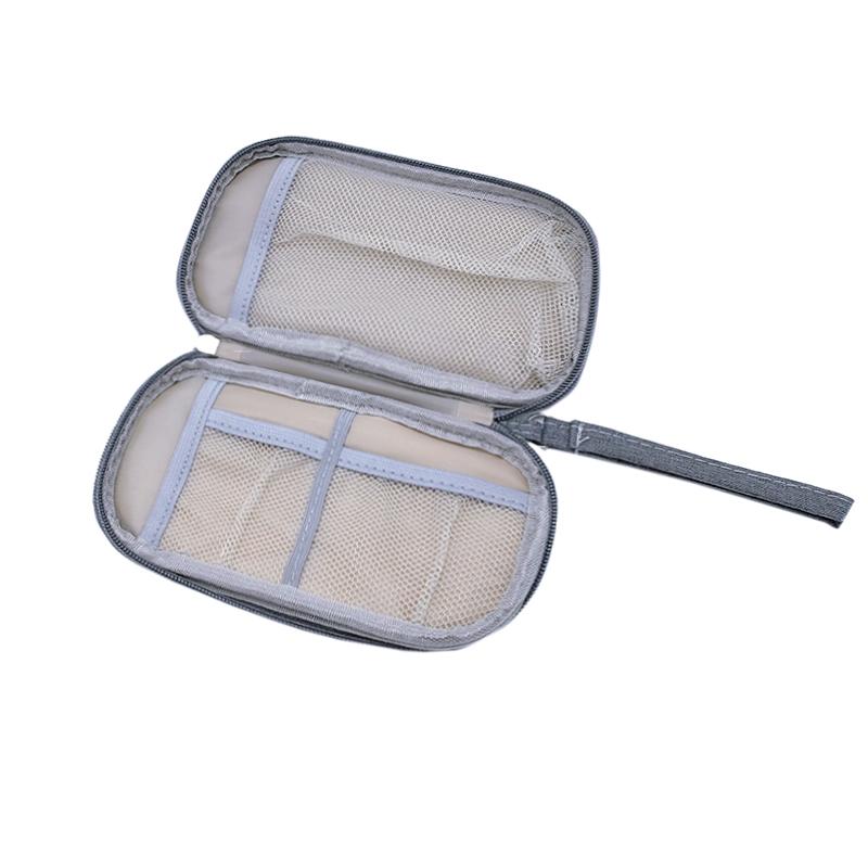 Multi functional single-layer portable data cable storage bag, travel bag storage bag, headphone bag
