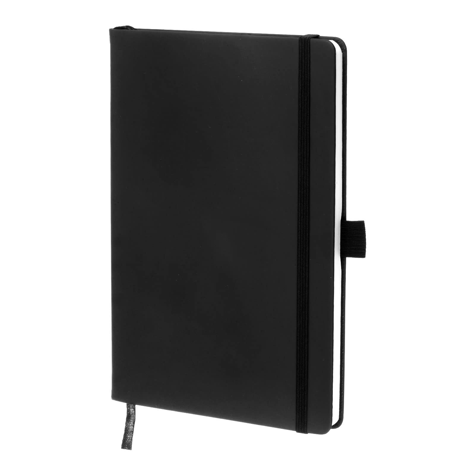 

PATIKIL A5 Lined Journal 160 80Gsm Thick Lined 210 x with Pen for and Black Notebook, Pages, Paper, 145mm, Hardcover, Loop, Work, Office, Writing,