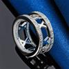 1 Piece of 925 Sterling Silver 5-10 Exquisite Hollowed Out Zircon Ring for Women's Wedding Jewelry Gift Accessories