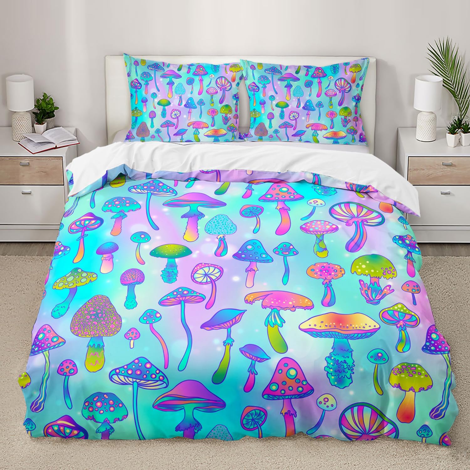 

Sunflower Soft Duvet Cover Set Quen Sized Dimensions Buterfly Warm Comforter Set Retro Yelow Flower Comfortable Quilt Cover 3 Piece Set featuring 2 120*200cm Single