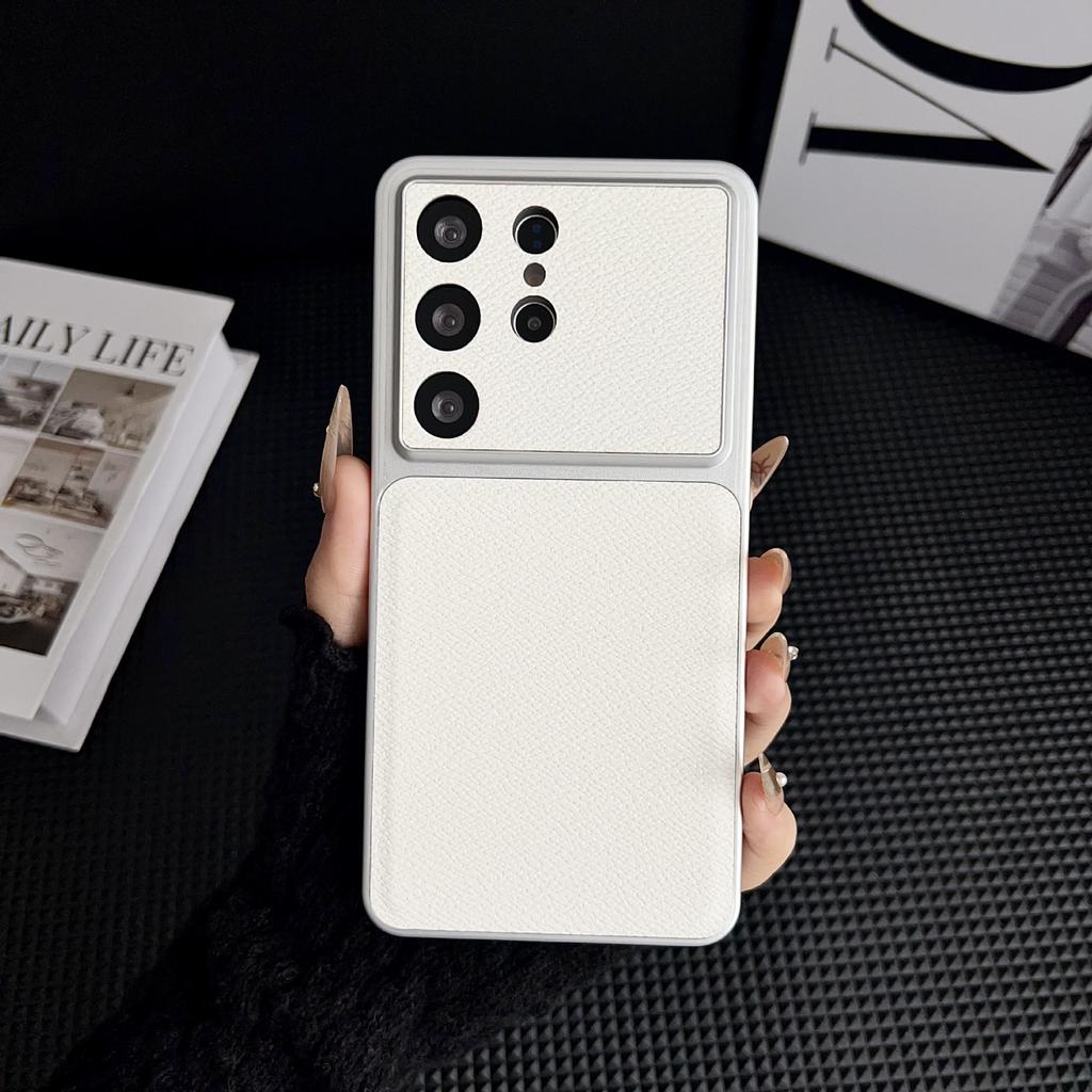 Suitable S26 Phone Case Two-in-one S26ultra Leather Pattern S25plus Drop Resistance All-inclusive Protective Cover