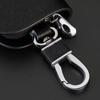 EBS4  Hot 2025 Leather Car Key Case Cross Pattern Car Key Cover Key Holder for Mercedes Benz New B/C/E Class A Class C200L GLC GLK CLA