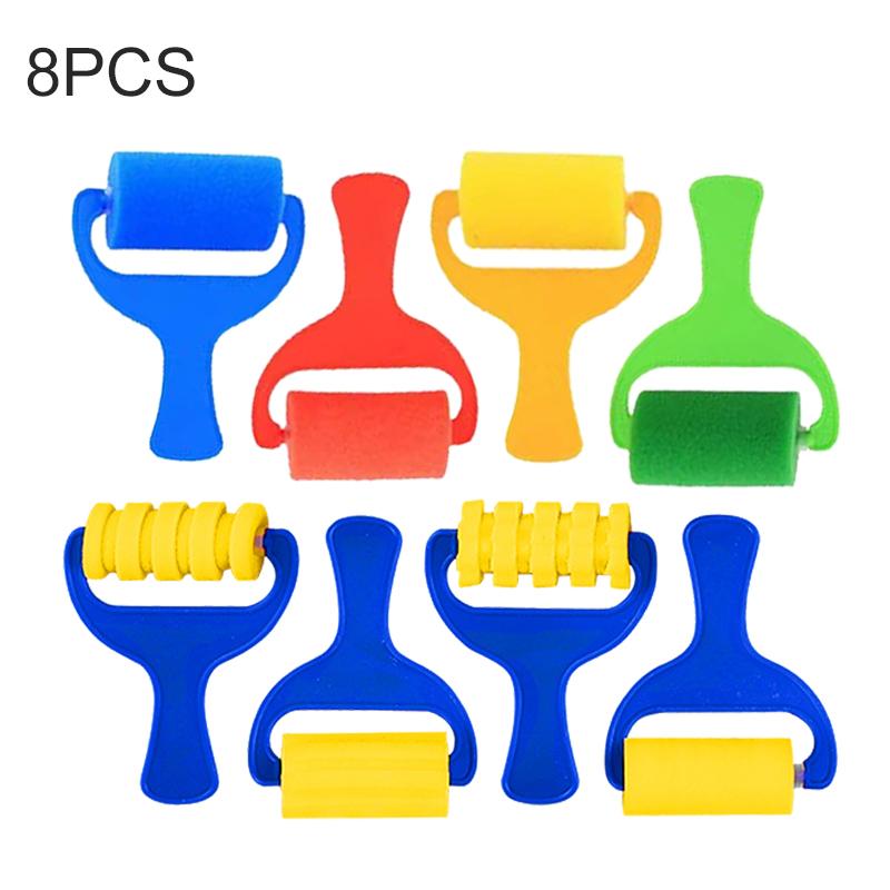 Sponge Brush Kit Children Drawing Toys Kid DIY Graffiti Tools Early Education Toys Parent-child Interaction Brain-boosting TMZ