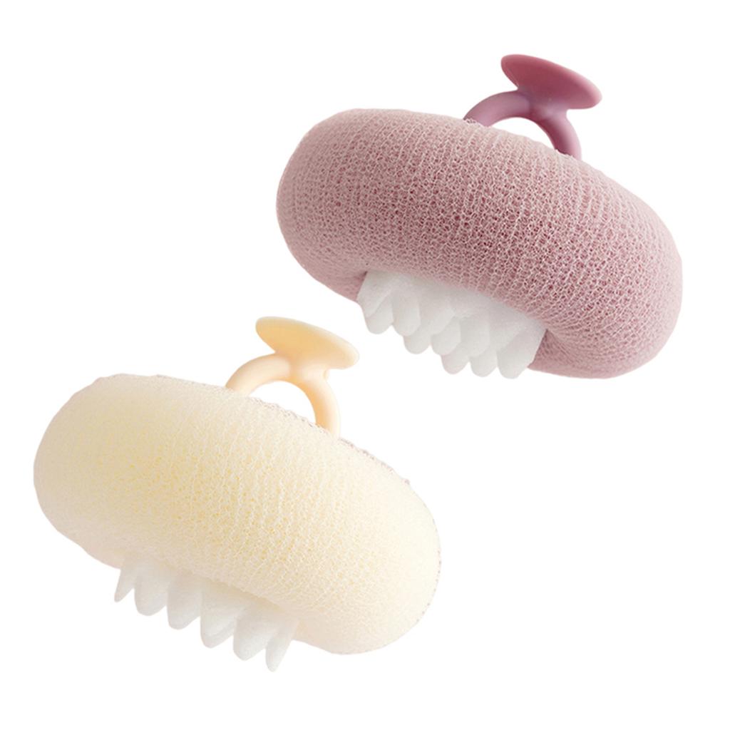 Handheld Sunflower Shower Ball Round Super Soft Exfoliating Body Massage Bath Ball Reusable  for  Women Men Shower Tool