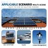Solar Charge Controllers Portable Accessory for Home Electrical Systems with Sturdy Plastic Materials Enclosures