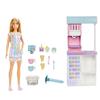 Barbie - coffret marchande de glaces - poupée mannequin - dès 3 ans
