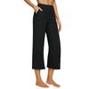 2026 Women's European Cotton Linen High-Waisted Wide-Leg Pants, Early Spring Fashion, Seven-Tenths Length.