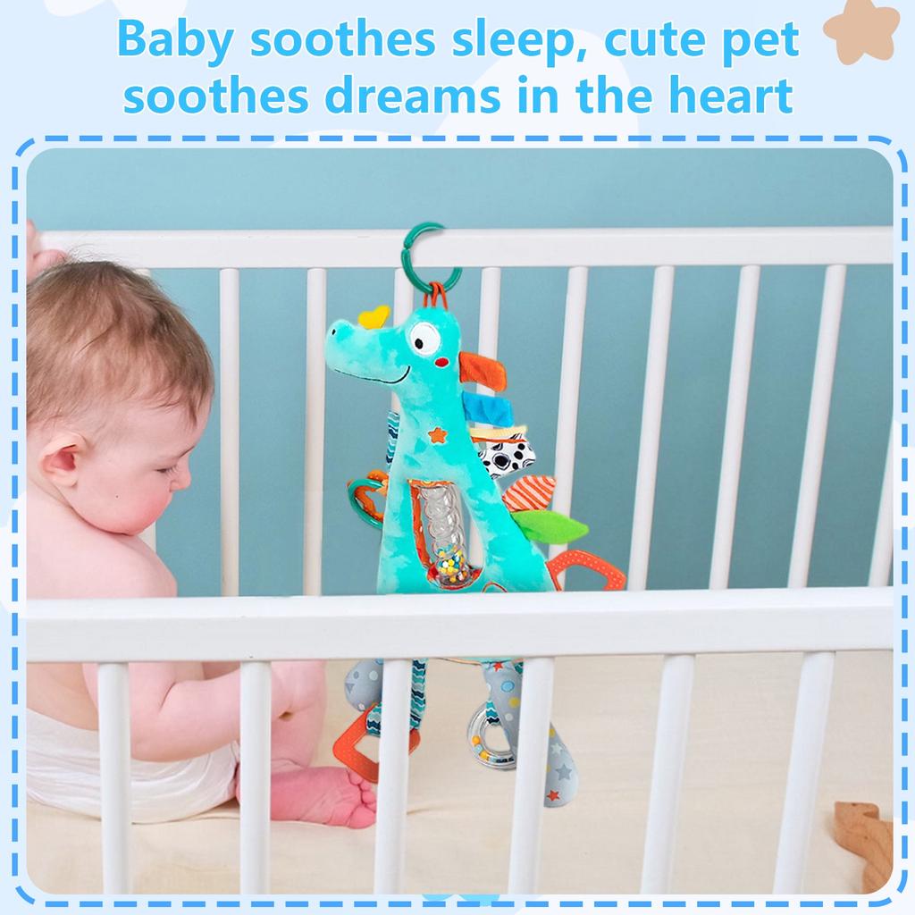 Baby Multifunctional Bed Hanging Grasping Training Toy Baby Early Education Lathe Pendant