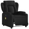 VidaXL Electric Reclining Massage Armchair Black Fabric 3204472
