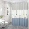 1pc Quick Dry Shower Curtain with Hooks, Waterproof PEVA Shower Curtain, Bathroom Curtain 180 X 180cm