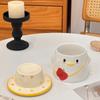 Give Girls Birthday Gifts Ins Cute Cartoon Duckling Ceramic Mugs Children's Girlfriends Practical Souvenirs