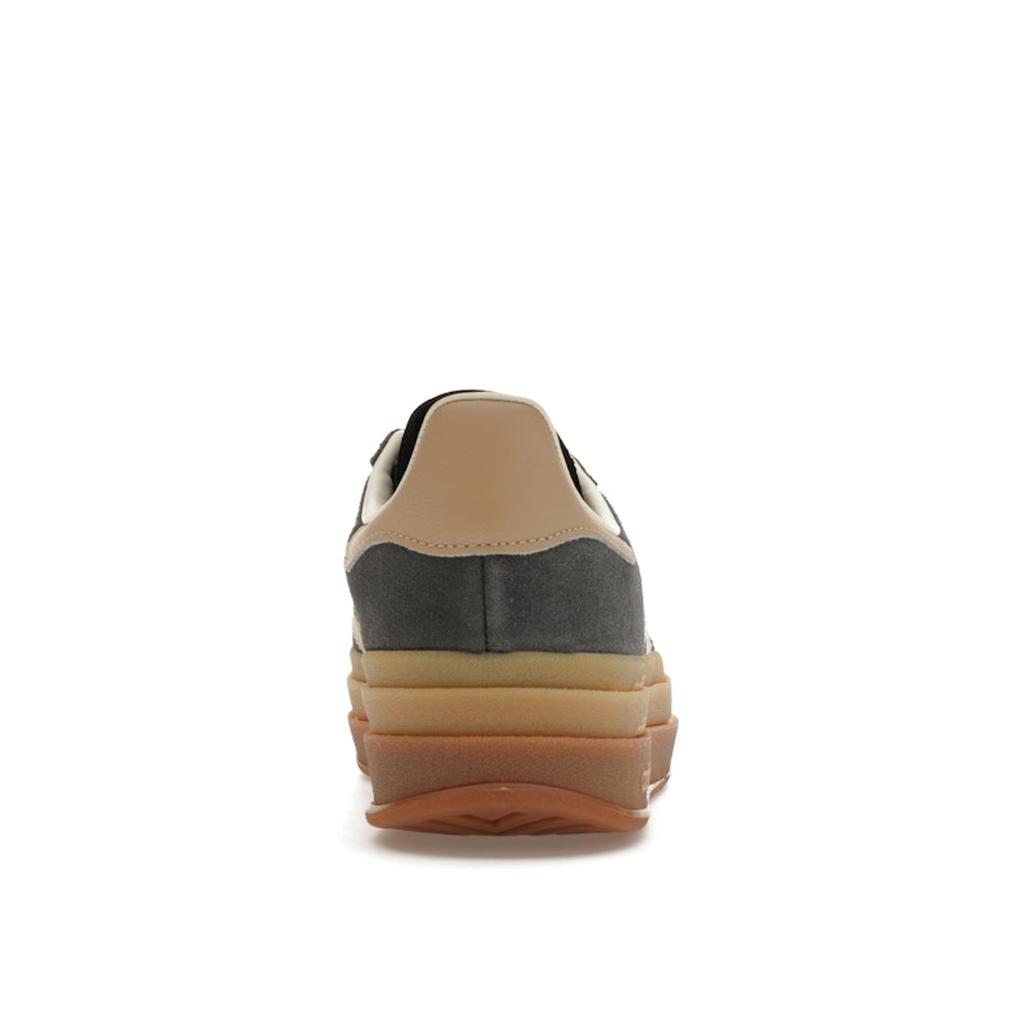 Adidas Gazelle Bold Grey Magic Beige Gum Damen Sneakers Grau-Sechs Creme-Weiß DE0428